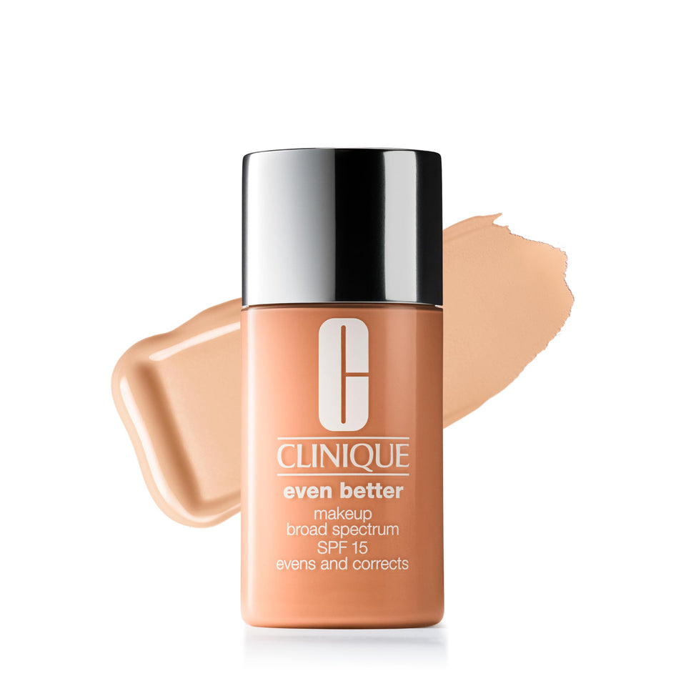Clinique front packaging showing bottle and label for shade and SPF benefit