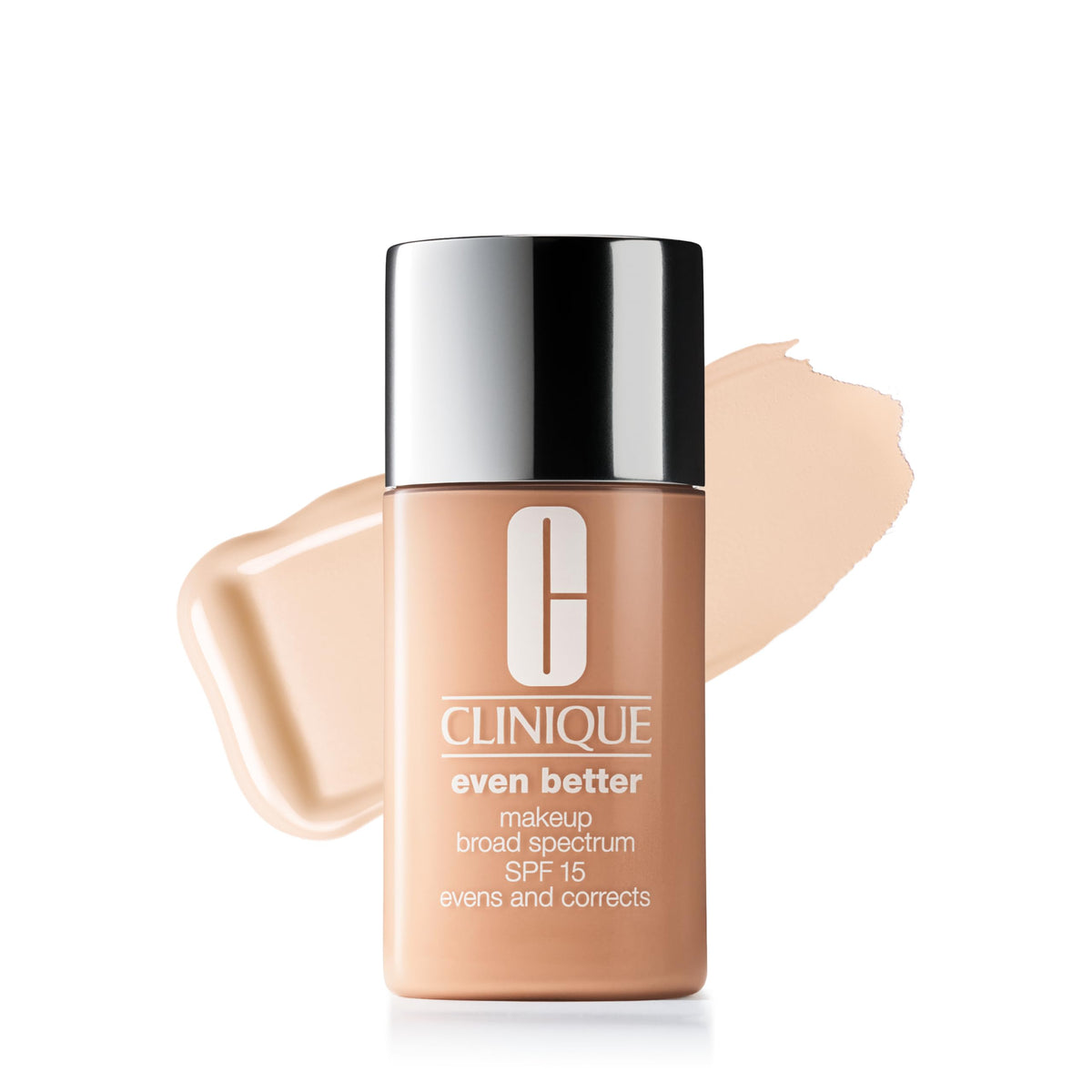 Clinique front packaging showing bottle and brand for reliable daily wear