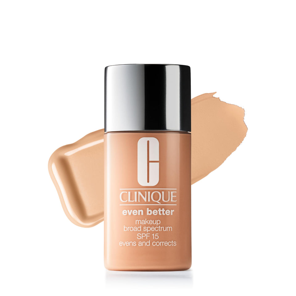 Clinique front packaging showing brand and shade, for clear product identification