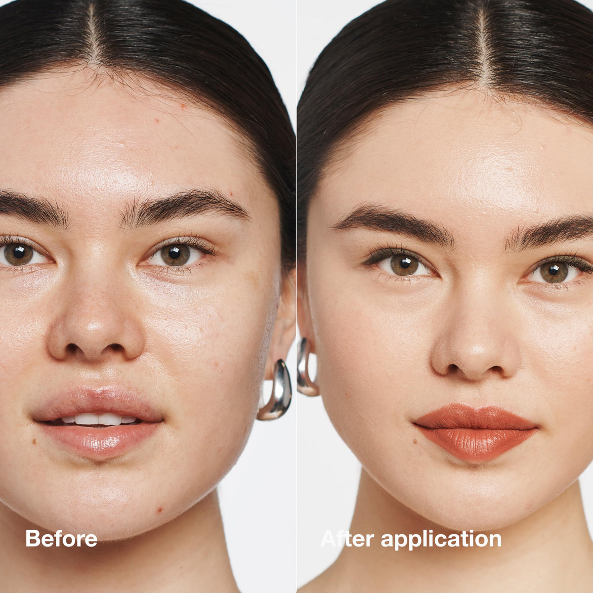 Clinique foundation texture close-up showing creamy consistency for smooth blending
