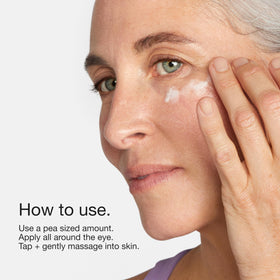 Clinique eye cream on bathroom vanity suggesting daily routine convenience