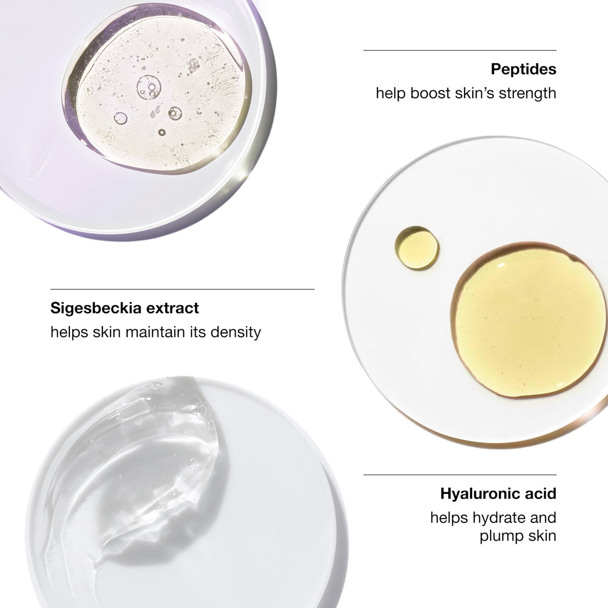 Clinique eye cream label close-up highlighting active ingredients and safety