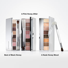 Clinique smoky night eye demo showing deep shade layering for dramatic effect
