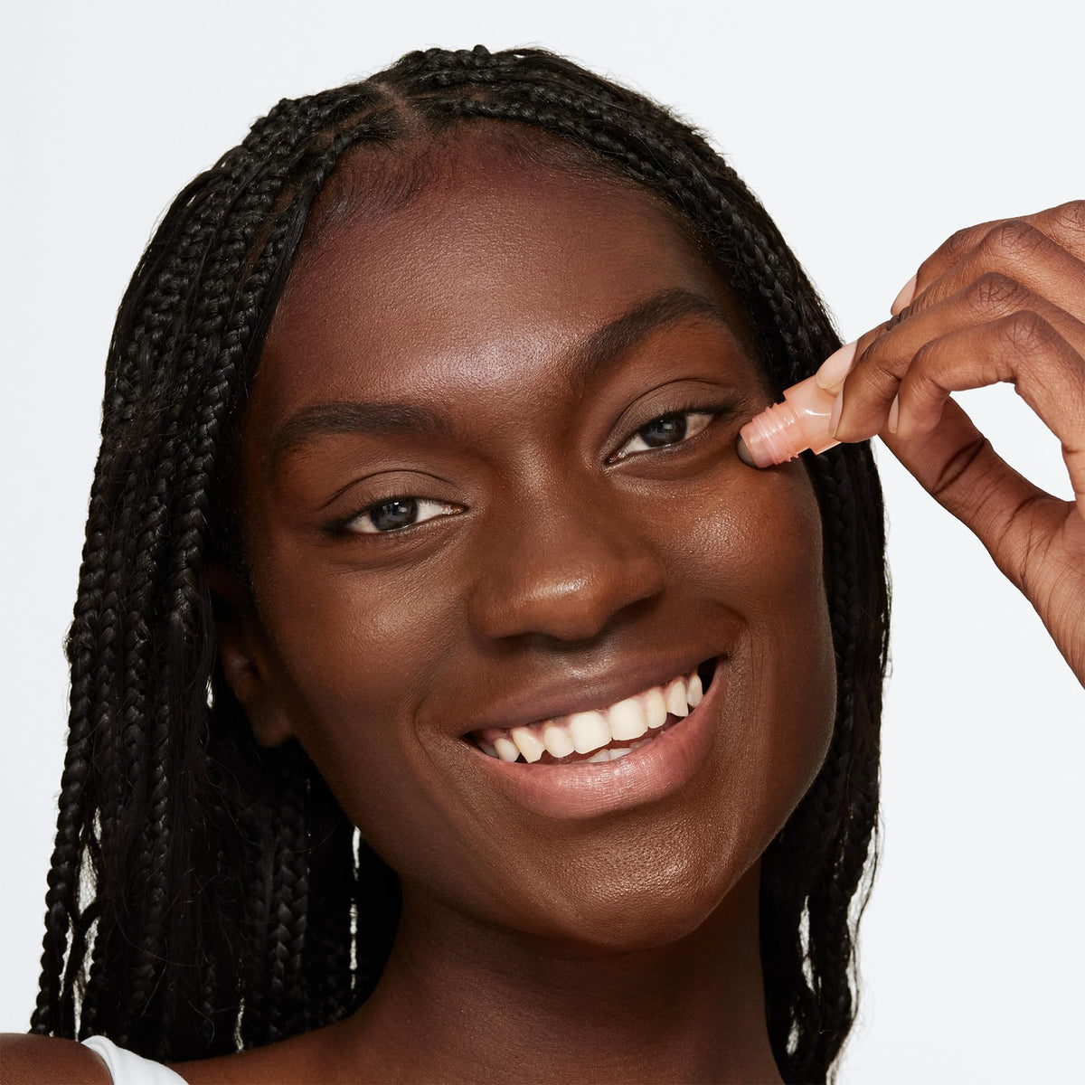Clinique serum texture on skin showing lightweight absorption and hydration