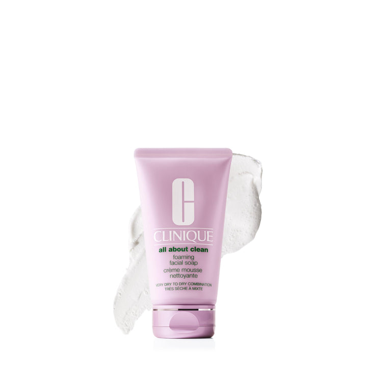 Clinique front packaging showing bottle and clear product identity and benefit