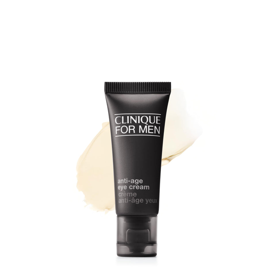 Clinique For Men mini eye cream front packaging showing compact travel size and branding