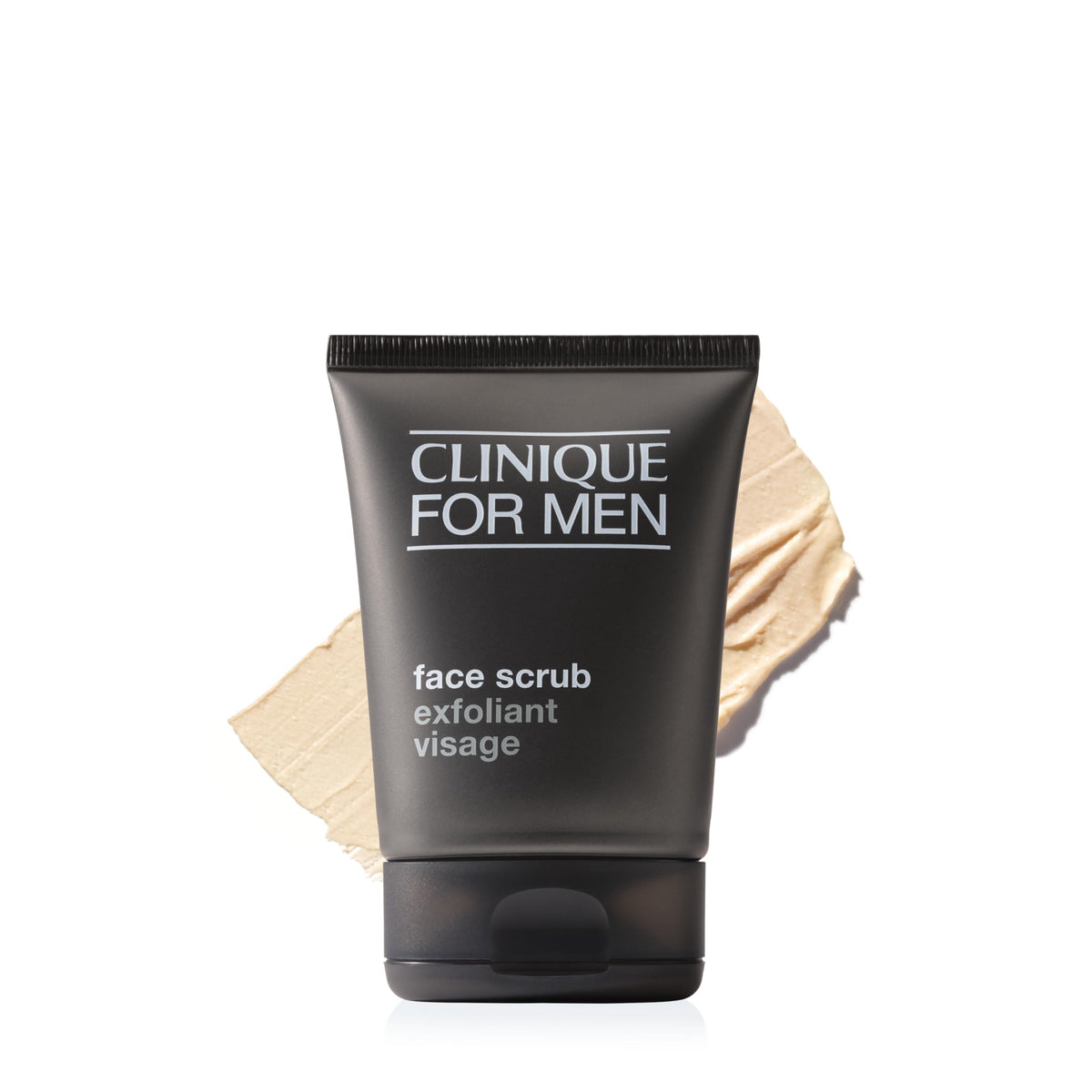 Clinique front packaging showing bottle and branding, clean presentation benefit