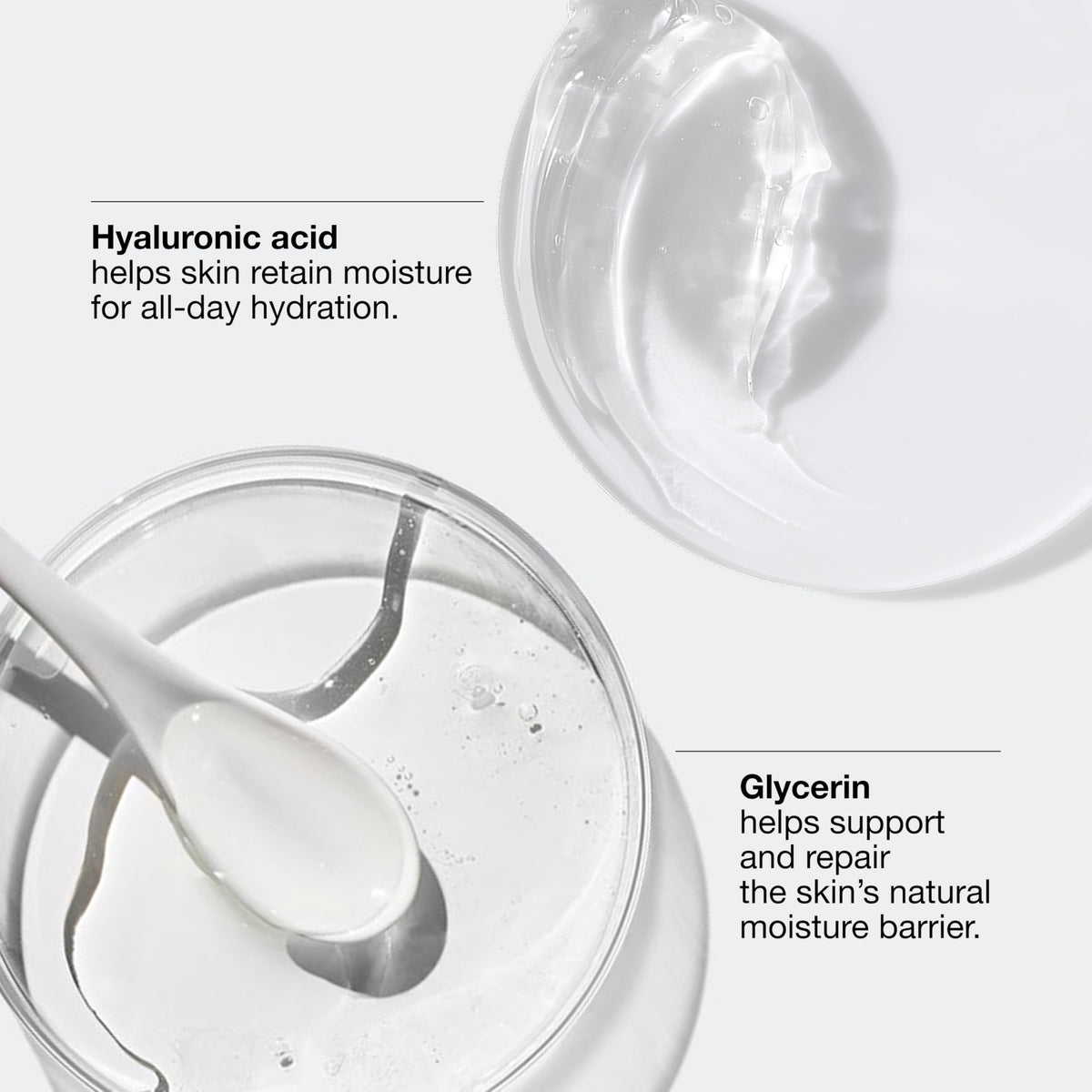 Clinique pump dispense detail showing easy one-handed application convenience