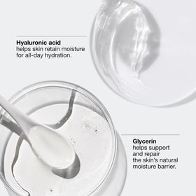 Clinique pump dispense detail showing easy one-handed application convenience