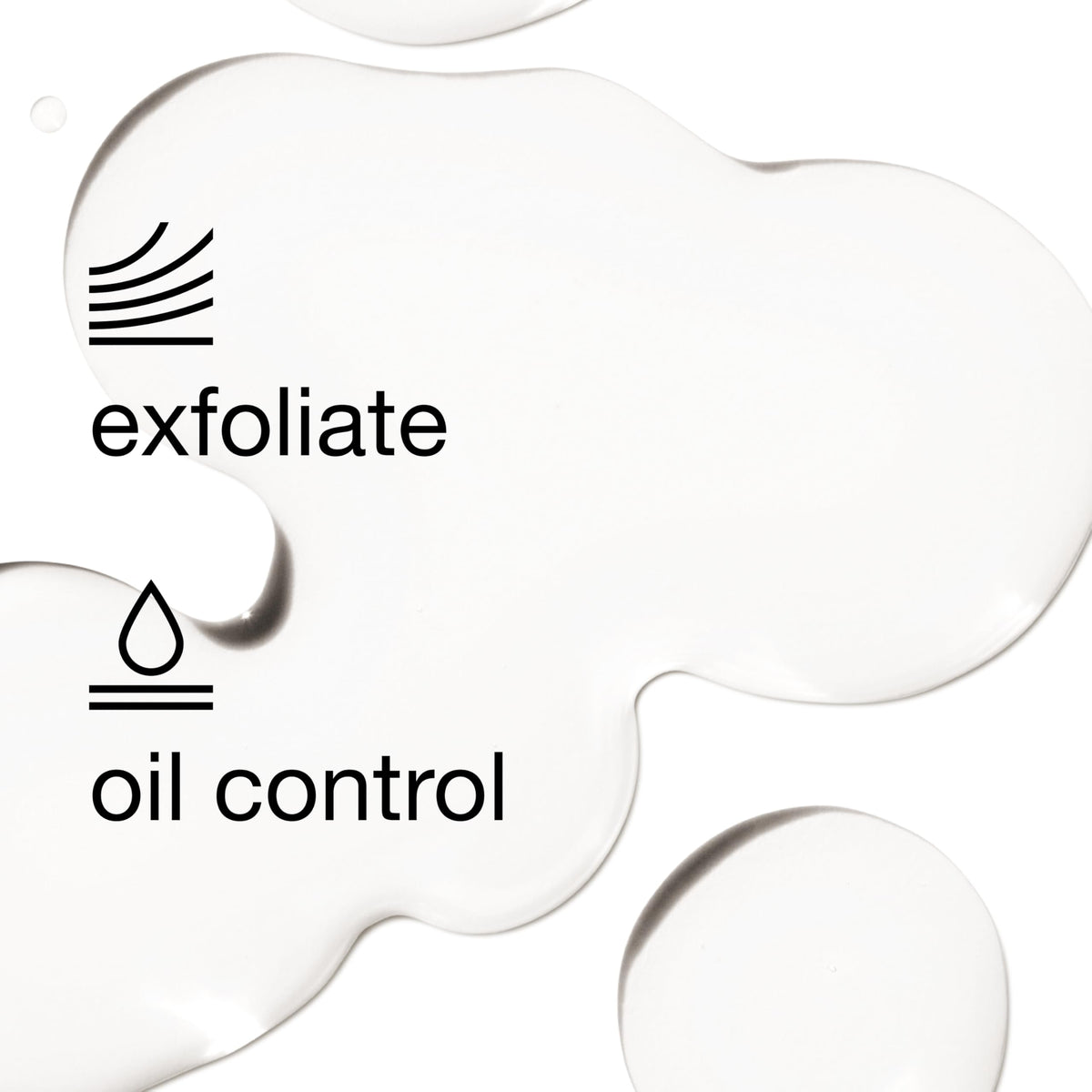 Clinique liquid texture close-up highlighting lightweight, non-greasy formula