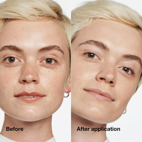 Clinique pump dispensing foundation demonstrating controlled, mess-free use