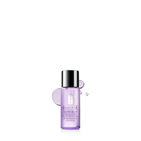 Clinique bottle front view showing product and easy removal benefit