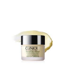 Clinique front jar view showing product and brand, highlights nourishing hydration