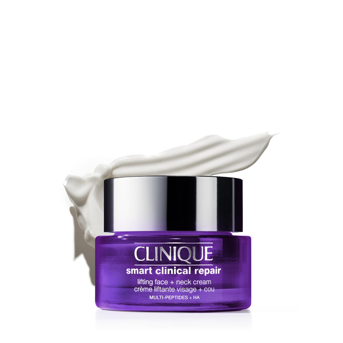 Clinique front packaging 1.7 oz showing the jar and cap benefit visible lift