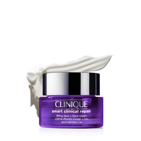Clinique front packaging 1.7 oz showing the jar and cap benefit visible lift