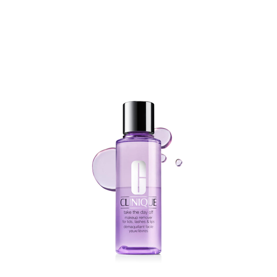 Clinique front packaging of Take The Day Off showing brand and gentle remover