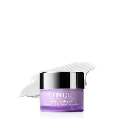 Clinique front packaging showing the small 1 oz cleansing balm and brand