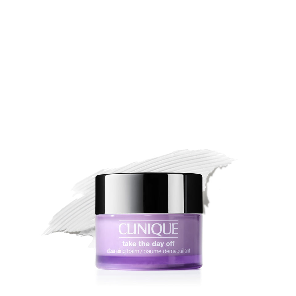 Clinique front packaging showing the small 1 oz cleansing balm and brand