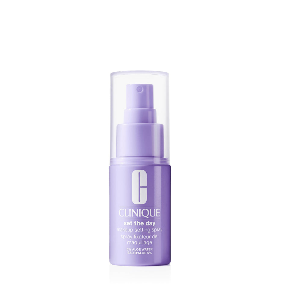 Clinique front packaging showing bottle and label with benefits