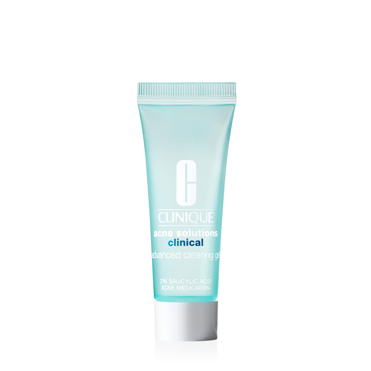 Clinique mini gel front packaging showing travel-size convenience and clarity