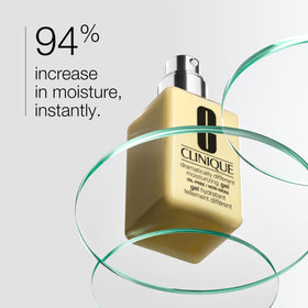 Clinique gel texture close-up highlighting lightweight, non-greasy feel