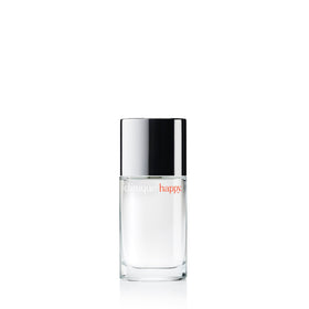 Clinique Happy front bottle showing label and shape, conveys joyful freshness