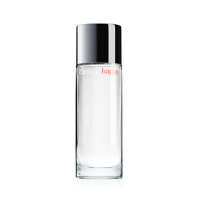 Clinique bottle front view showing Happy fragrance, bright everyday uplift