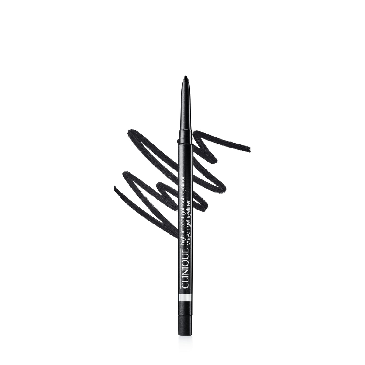 Clinique front pencil view showing sleek packaging and easy-grip design benefit