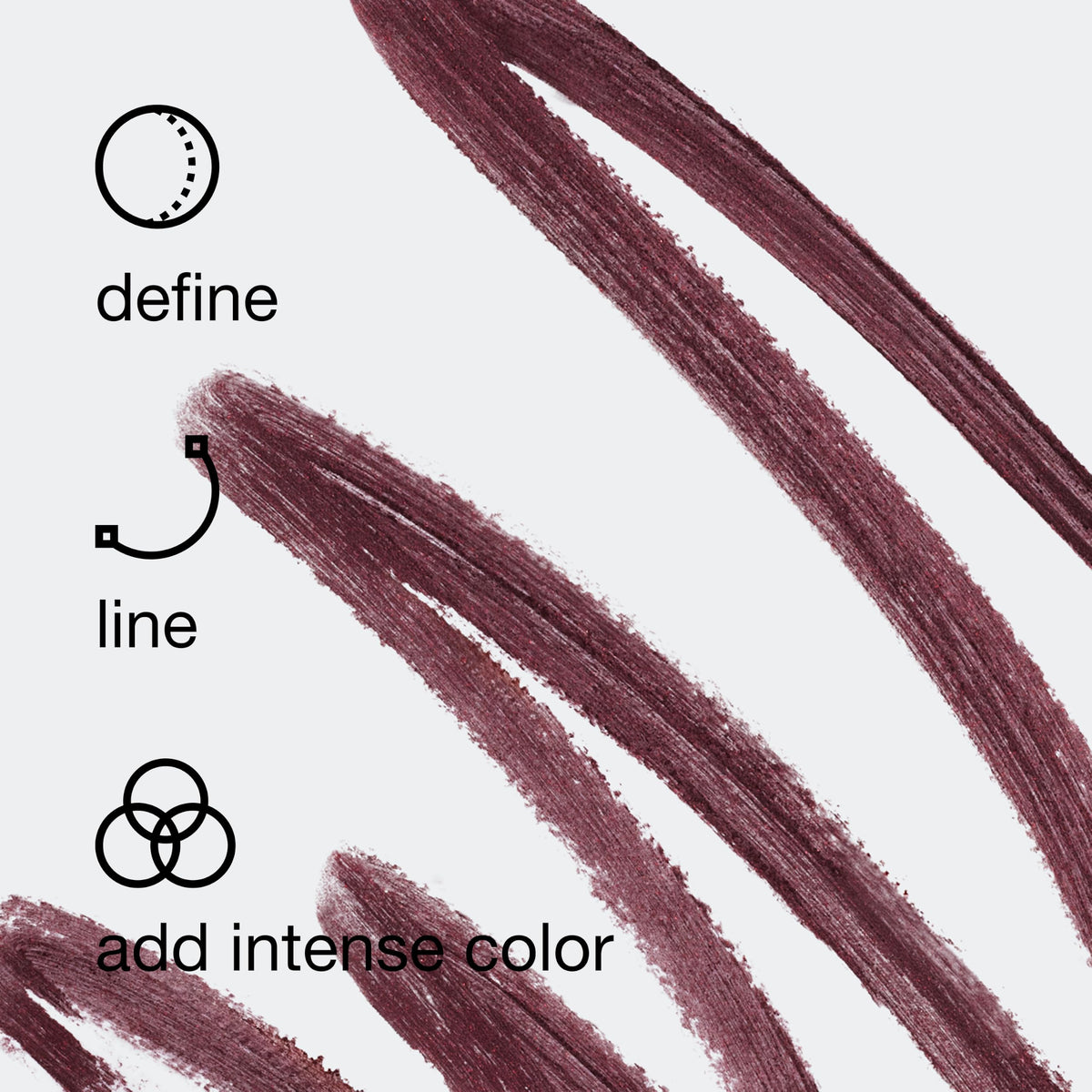 Clinique eyeliner applied on eyelid demonstrating long-wear definition