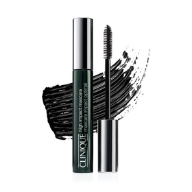 Clinique High Impact Mascara front packaging showing bold black finish and brand