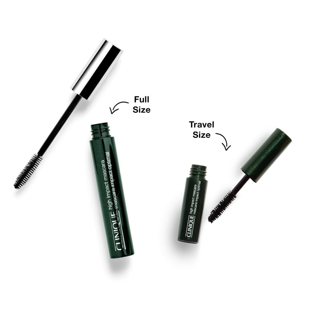 Clinique high impact mascara in purse lifestyle shot convenient for touchups on the go