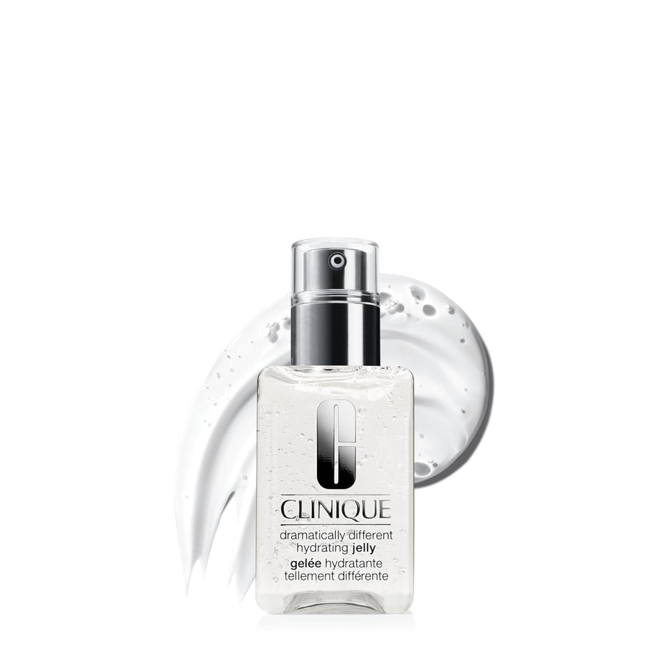 Clinique hydrating jelly front packaging shows clean moisturizer branding and benefits