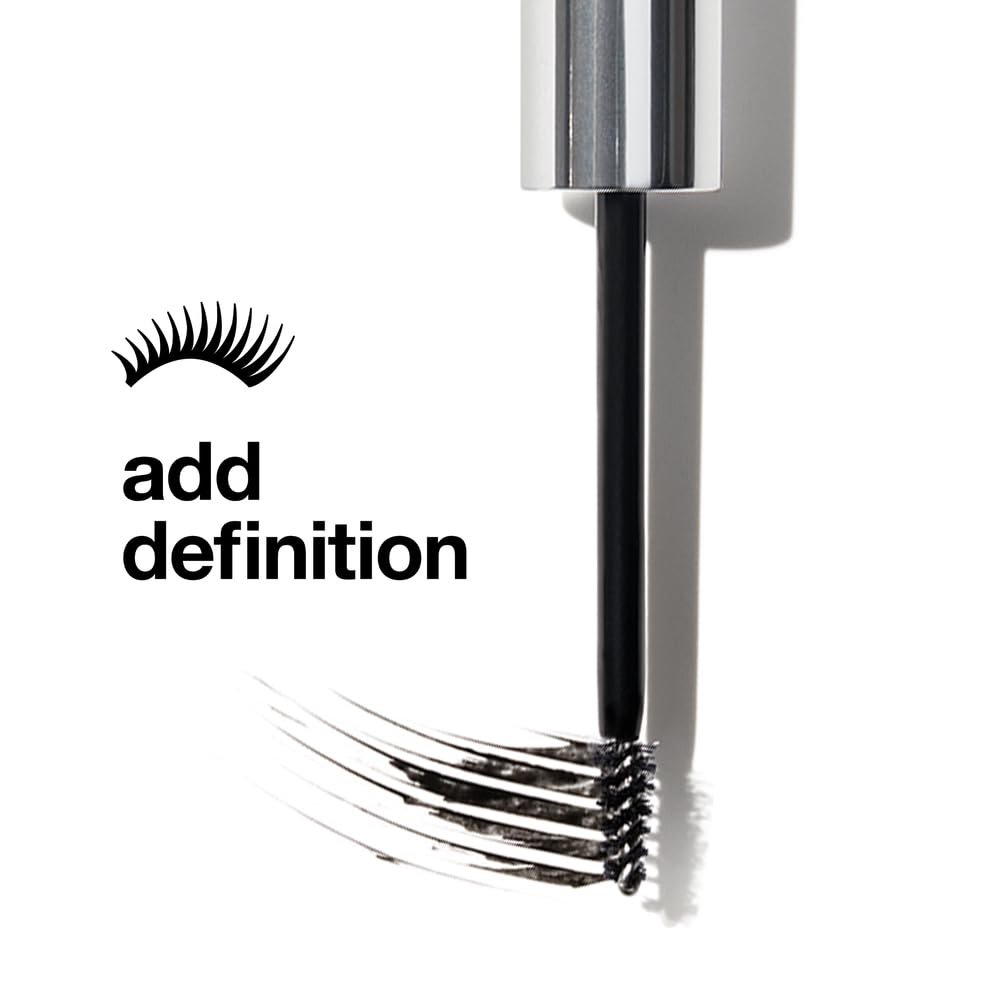 Clinique mascara in use on lower lashes for defined, natural-looking enhancement