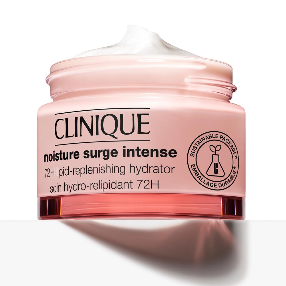 Clinique label close-up listing key ingredients and dermatologist testing