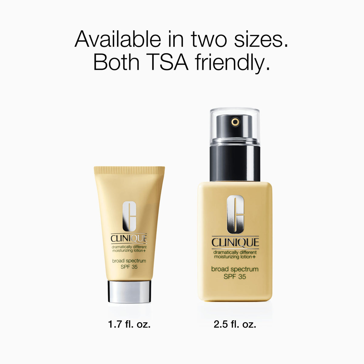 Clinique label closeup showing SPF 35 protection and product information