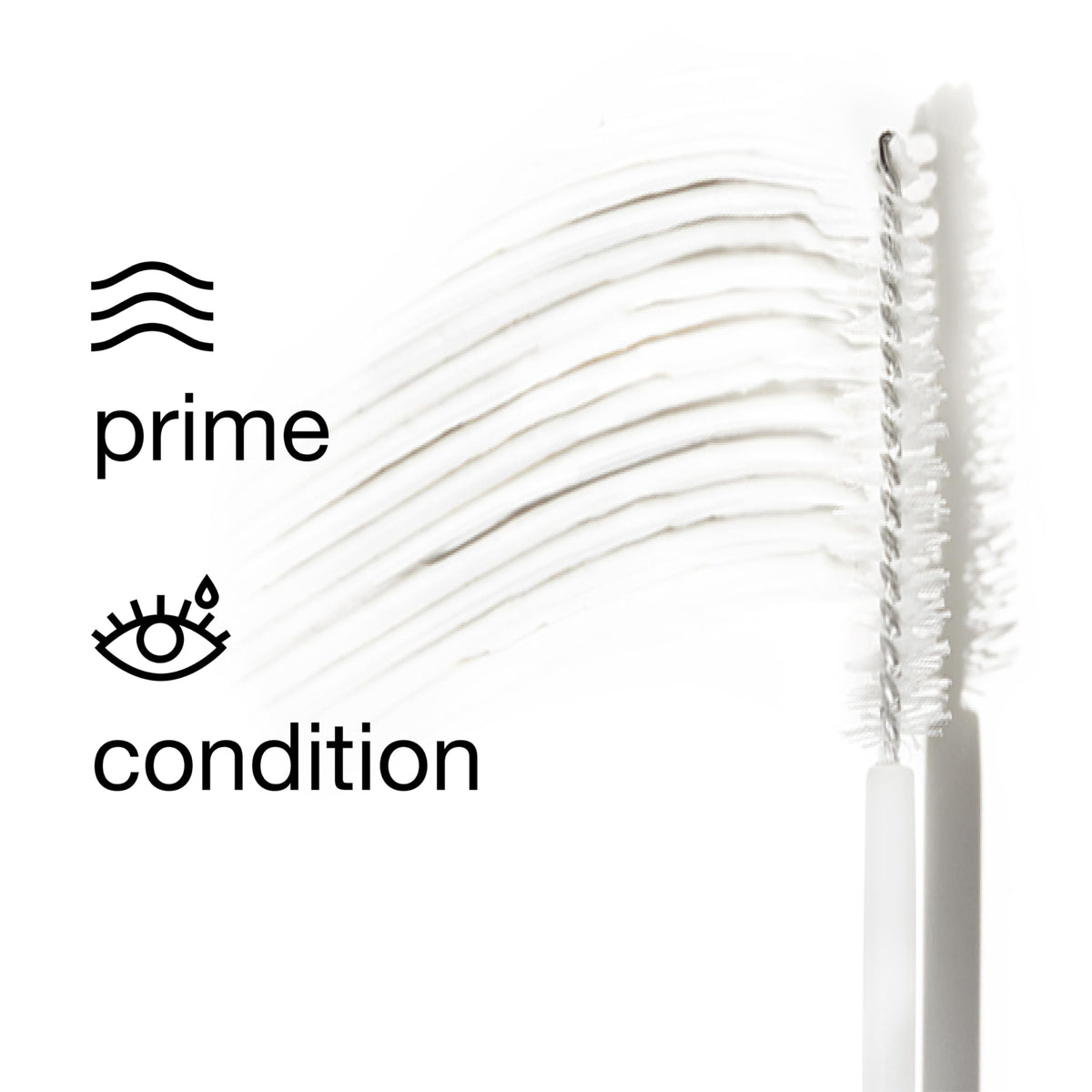 Clinique primer being applied to lashes for improved mascara adherence