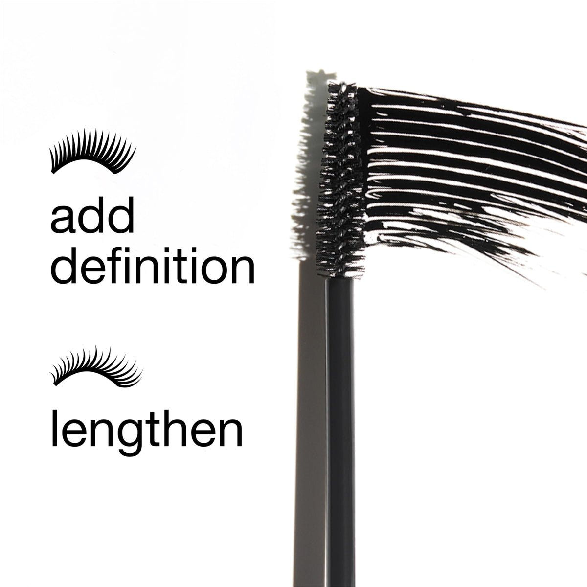 Clinique lash doubling mascara on model applying for visible length and definition