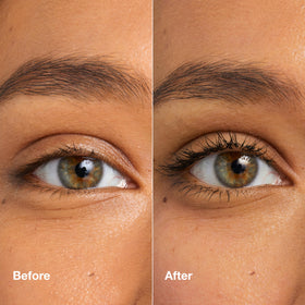 Clinique lash doubling mascara texture swirl demonstrating smooth, clump-resistant formula