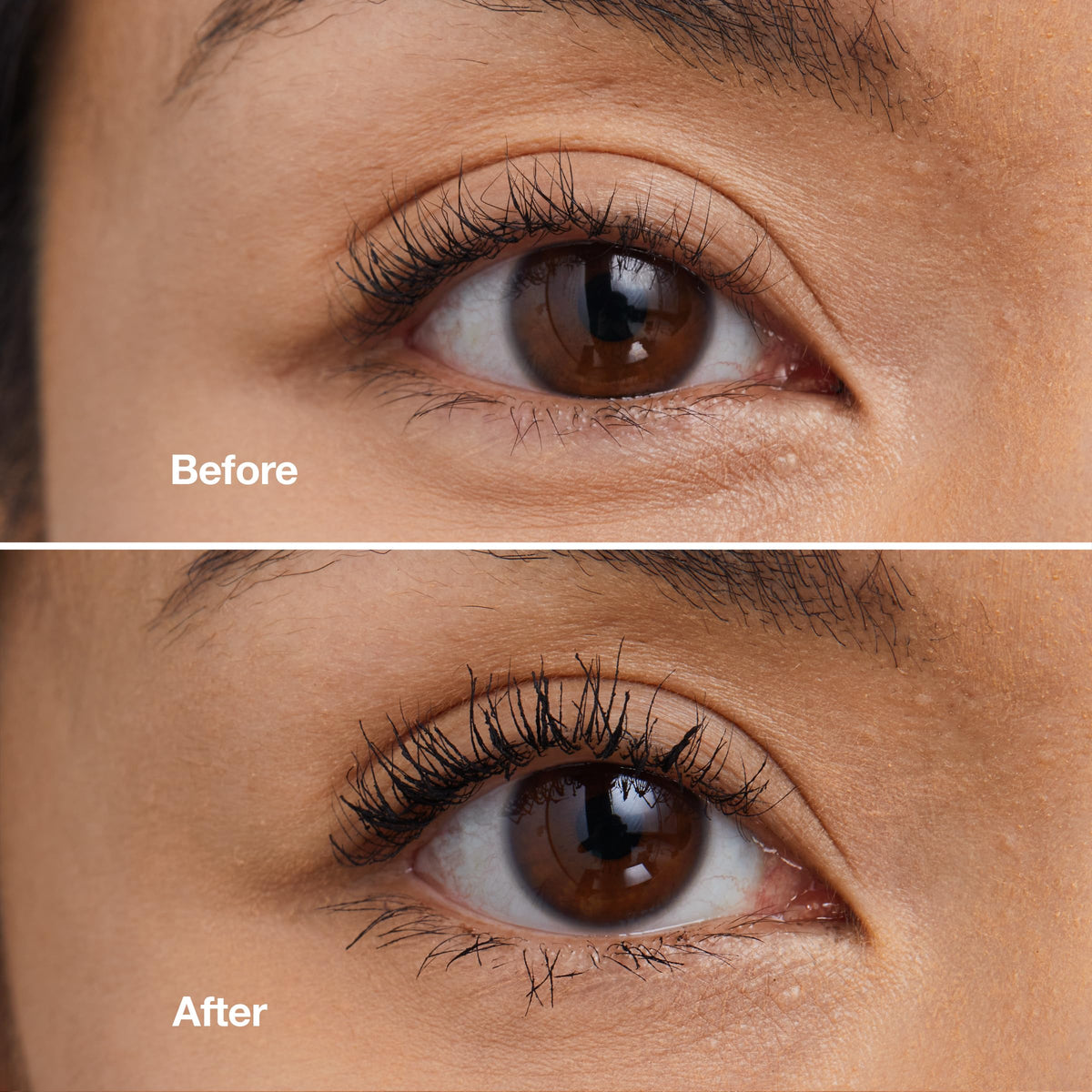 Clinique mascara on bathroom vanity in lifestyle scene suggesting everyday gentle eye care