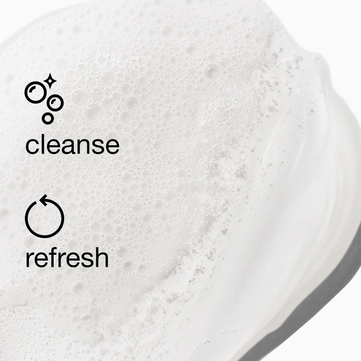 Close-up of Clinique pump dispensing cleanser for easy, hygienic use