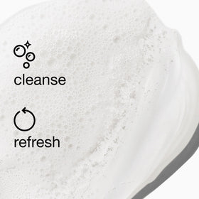 Close-up of Clinique pump dispensing cleanser for easy, hygienic use