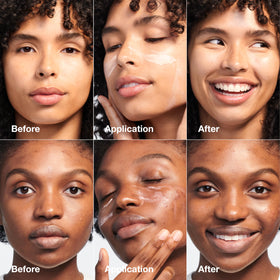 Cream on hand demonstrating Clinique fast-absorbing hydration benefit