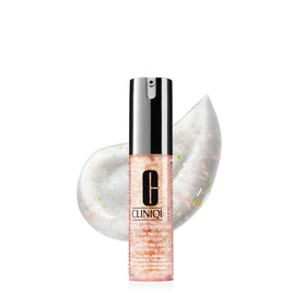Clinique Moisture Surge front packaging showing compact travel jar benefit: portable hydration