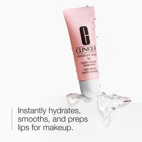 Clinique Moisture Surge Lip creamy texture close-up highlighting nourishing ingredients