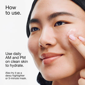Clinique moisturized skin primed for makeup for a smooth finish