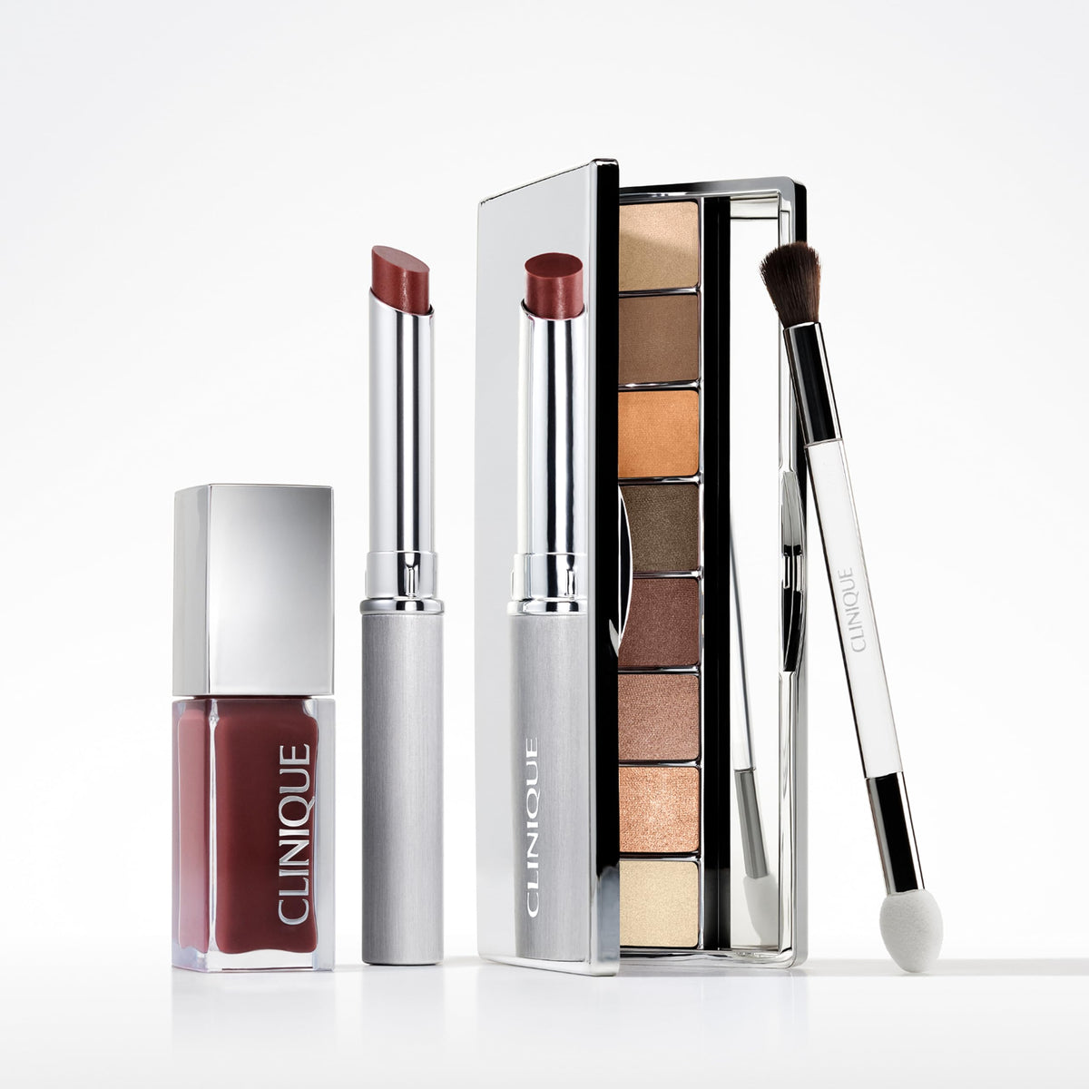 Clinique swatch texture on skin showing buildable pigment and smooth finish