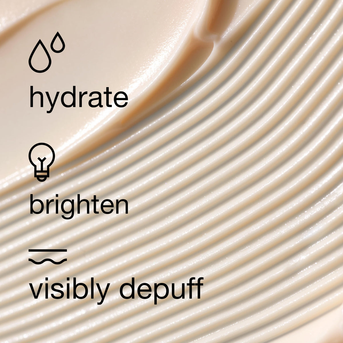 Clinique product label close-up showing ingredient and usage information benefit