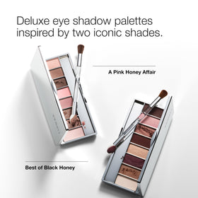 Clinique open palette top-down view showing eight coordinated shades for versatility