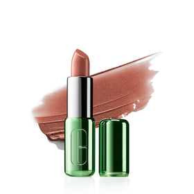 Clinique front packaging showing shade and finish, clear shade identification benefit