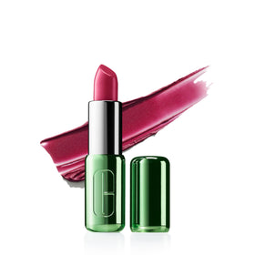 Clinique Pop front view showing elegant tube and bold shade - clear product presentation